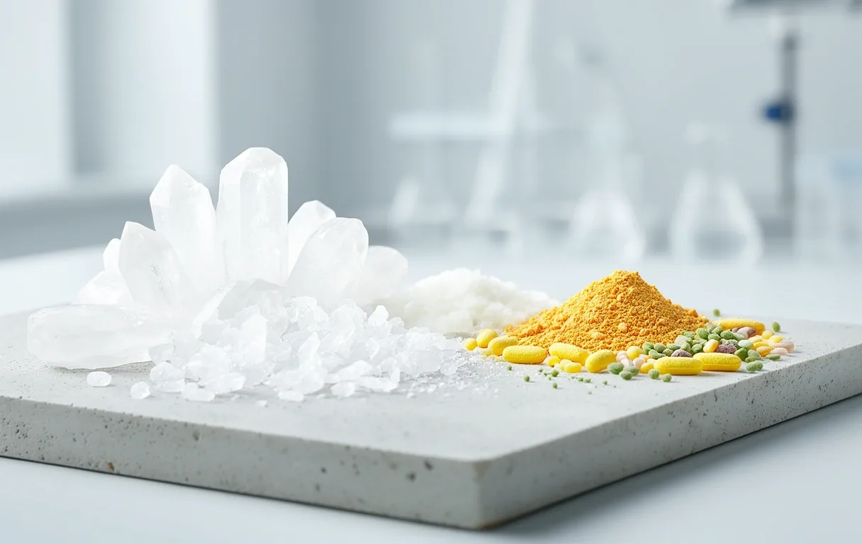 High-purity crystalline compounds used in our formulas